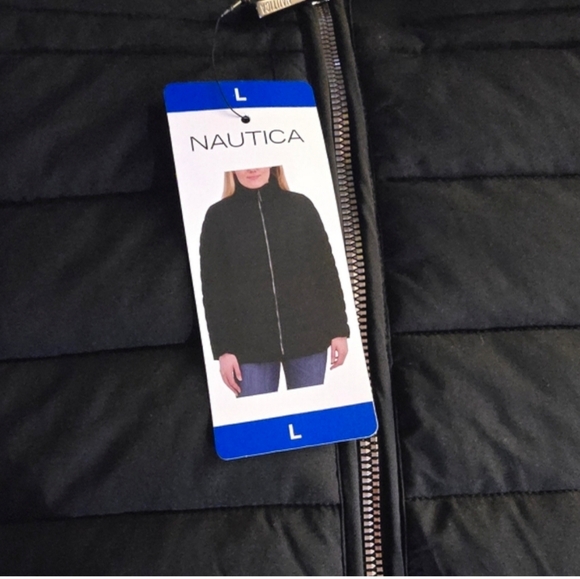 Nautica Jackets & Blazers - New NAUTICA Womens Puffer Jacket Full Zip Front & Front Zip Pockets